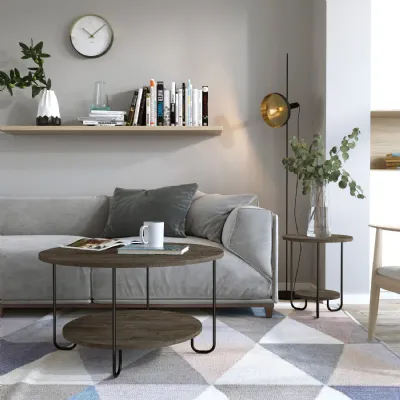 Corro Modern Coffee Table Dark Coffee