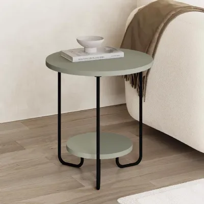 Corro Modern Side End Table Ash Green
