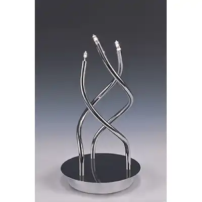 Aire Table Lamp 3 Light G4, Polished Chrome, NOT LED CFL Compatible