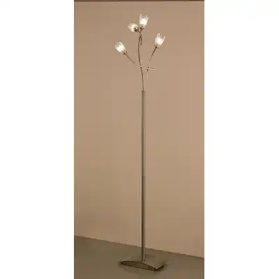 Pietra Floor Lamp 4 Light G9, Antique Brass, NOT LED CFL Compatible