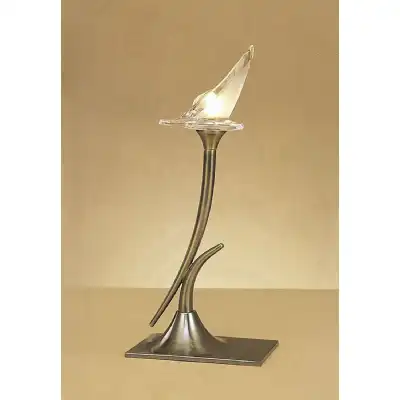lavia Table Lamp 1 Light G9, Antique Brass