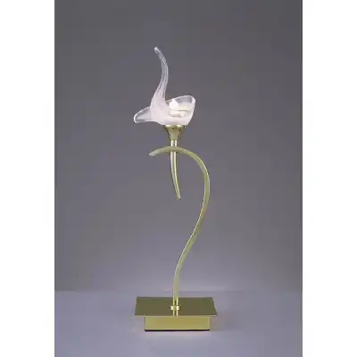 Viena Table Lamp 1 Light G9, Polished Brass