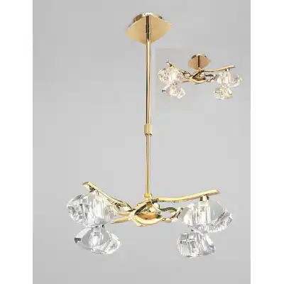 Alfa Telescopic 4 Light G9 French Gold
