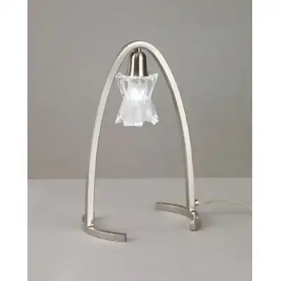 Alaska Table 1 Light G9, Satin Nickel