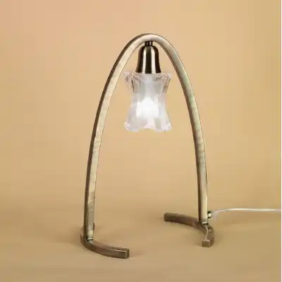 Alaska Table 1 Light G9, Antique Brass