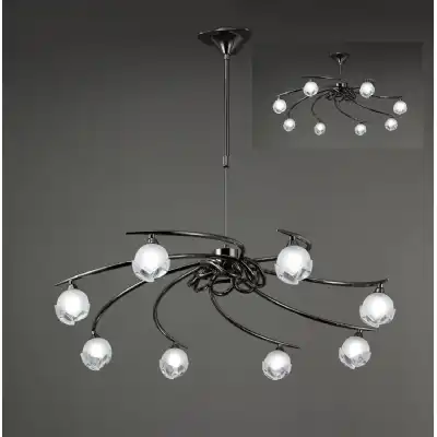 Fragma Telescopic 8 Light G9, Black Chrome