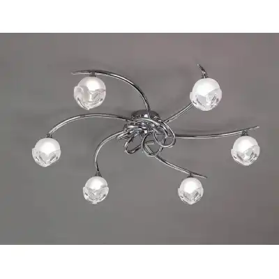 Fragma Ceiling 6 Light G9, Polished Chrome