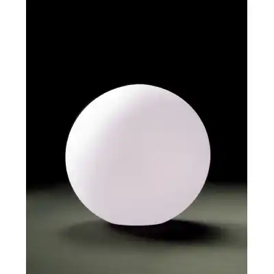 Huevo Ball Table Lamp 1 Light E27 Small Outdoor IP65, Opal White