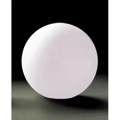 Huevo Ball Table Lamp 1 Light E27 Medium Outdoor IP65, Opal White
