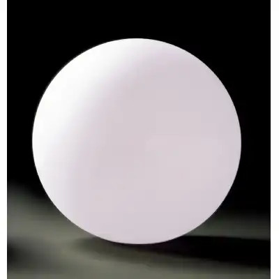 Huevo Ball Table Lamp 1 Light E27 Large Outdoor IP65, Opal White