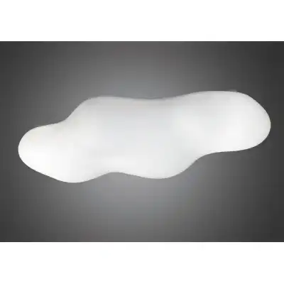 Eos Ceiling 6 Light E27 Outdoor IP44, Opal White