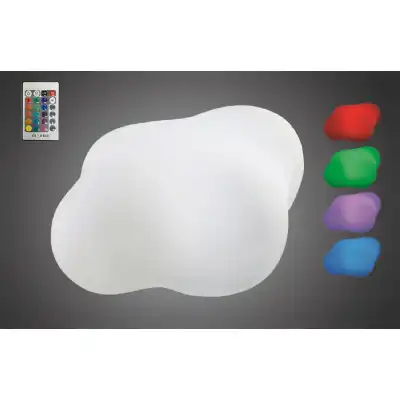 Eos Table Lamp 2W LED RGB With Remote Control IP44, 90lm, Opal White, 2yrs Warranty