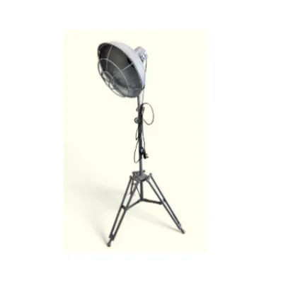 Industrial Black Iron Floor Lamp 154cm