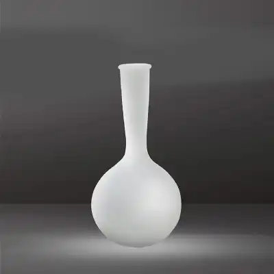 Flower Pot Small E27 1 Light, Opal White