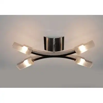 (0037 004) Arco Ceiling 4 Light G9, Satin Nickel