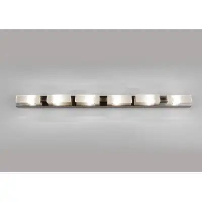 (0037 008) Arco Linear Ceiling 6 Light G9, Satin Nickel