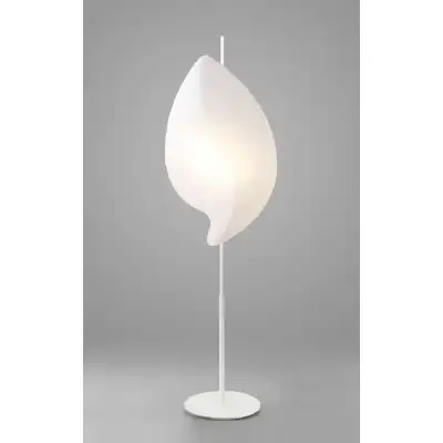 Natura Floor Lamp 2 Light E27 Outdoor IP44, Matt White Opal White Item Weight: 15kg