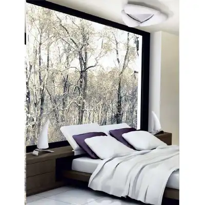 Mistral Flush Ceiling 18W LED 3000K, 1620lm, Polished Chrome Frosted Acrylic, 3yrs Warranty