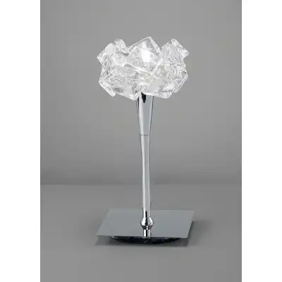 Artic Table Lamp 1 Light G9, Polished Chrome