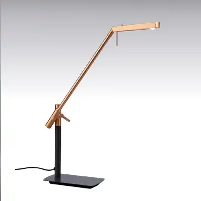 Phuket Table Lamp 1 Light 7W LED 3000K, 600lm, Touch Dimmer, Copper Anthracite, 3yrs Warranty