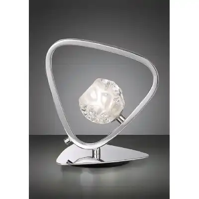 Lux Table Lamp 1 Light G9, Polished Chrome