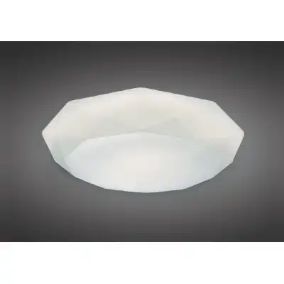 Diamante Flush Ceiling 30W LED 5000K,3000lm,White Acrylic,3yrs Warranty