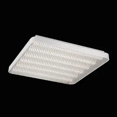 Reflex Flush 58cm Square 50W LED 3000K Plus 6000K, 3120lm, Aluminium Acrylic, 3yrs Warranty