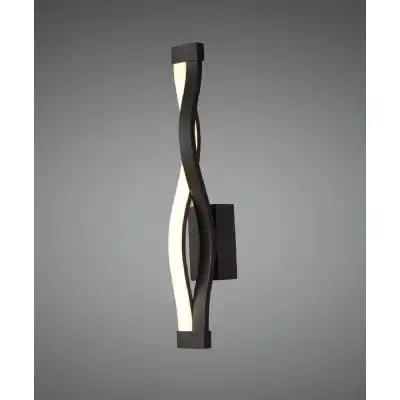 Sahara Brown Oxide Wall Light 6W LED 2800K, 420lm, Brown Oxide White Acrylic, 3yrs Warranty