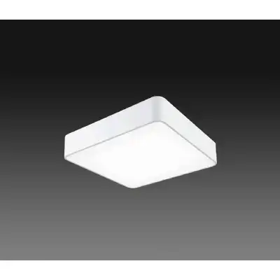 Cumbuco Flush 60cm Square, 4800lm, 80W LED 4000K White Acrylic, 3yrs Warranty
