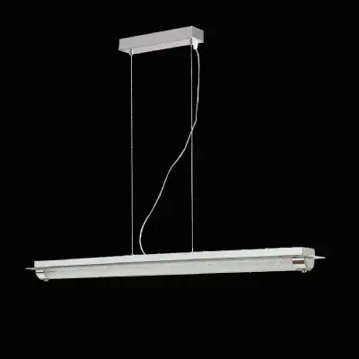 Tube Pendant 26W LED 4000K Polished Chrome Sand Diamond, 2000lm, 3yrs Warranty