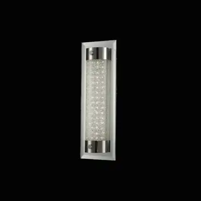 Tube Flush 13W LED 4000K Polished Chrome Sand Diamond, 1100lm, 3yrs Warranty
