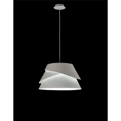 Alboran Pendant Medium 1x40W (No Inc), Alumimium Iron
