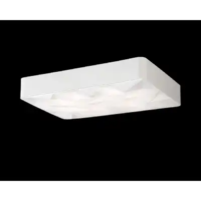 Rombos Flush Rectangular 60W LED 3000K 6500K Tuneable, 4500lm, Remote Control White, 3yrs Warranty