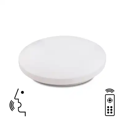Zero Smart Ceiling, 40W LED, 3000 5000K Tuneable White, 2400lm, Remote Control, White, 3yrs Warranty
