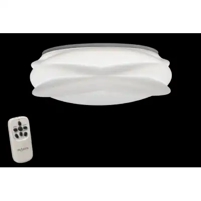 Lascas Flush 54cm Round 55W LED 3000K 6500K Tuneable, 3800lm, Remote ControlWhite, 3yrs Warranty