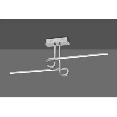 Cinto Linear Ceiling 20W LED, 3000K, 1600lm, Polished Chrome, 3yrs Warranty
