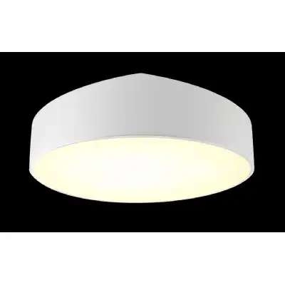Mini Ceiling 70cm Round, 8 x E27 (Max 20W), White