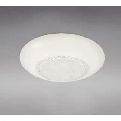 Opera Flush Fitting 41cm Round, 24W LED, 3000K 6500K Tuneable White, 1680lm, White, Remote Control, 3yrs Warranty