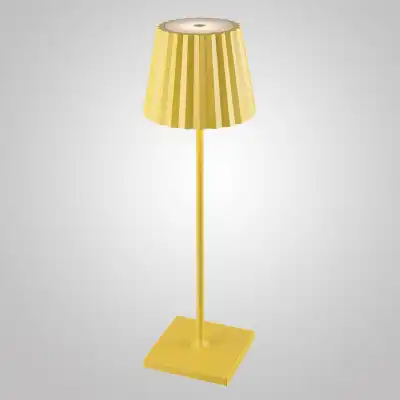 K2 Table Lamp, 2.2W LED, 3000K, 188lm, IP54, USB Charging Cable Included, Yellow, 3yrs Warranty