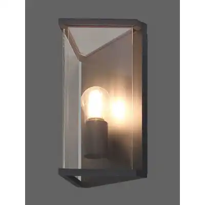 Meribel Wall Lamp 1 x E27, IP54, Graphite, 2 Years Warranty