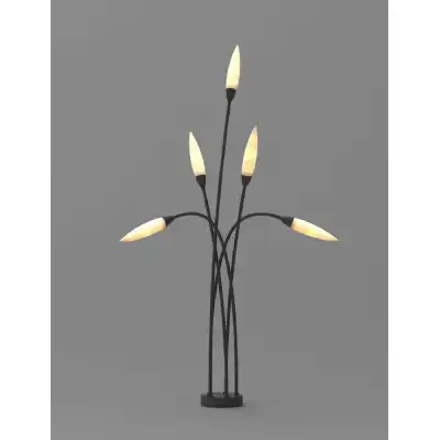 Espiga Multi Head Post Lamp, 5 x G9, IP65, Anthracite, 2yrs Warranty