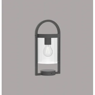 Maya Pedestal Lamp, 1 x E27, IP54, Anthracite, 2yrs Warranty
