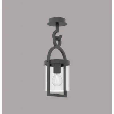 Maya Ceiling, 1 x E27, IP54, Anthracite, 2yrs Warranty