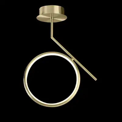 Olimpia Ceiling, 20W LED, 3000K, 1500lm, IP20, Satin Gold, 3yrs Warranty