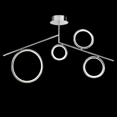 Olimpia Ceiling, 42W LED, 3000K, 3150lm, IP20, Chrome, 3yrs Warranty