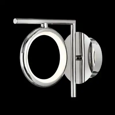 Olimpia Wall Lamp, 8W LED, 3000K, 600lm, IP20, Chrome, 3yrs Warranty