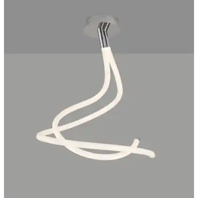 Nur II Ceiling, 50W LED, 3000K, 3750lm, IP20, Chrome, 3 Year Warranty