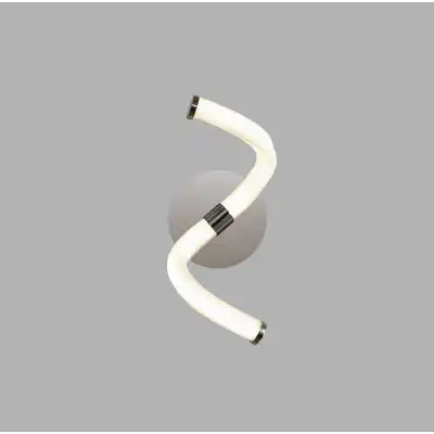 Nur II Switched Wall Lamp, 12W LED, 3000K, 900lm, IP20, Chrome, 3yrs Warranty