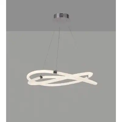 Infinity II Ceiling, 60W LED, 3000K, 4500lm, IP20, Chrome, 3yrs Warranty