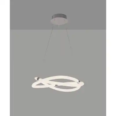 Infinity II Ceiling, 42W LED, 3000K, 3150lm, IP20, Chrome, 3yrs Warranty